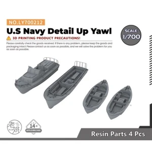 Yao's Studio LY700212 1/700 Model Upgrade Parts U.S Navy Detail Up Yawl