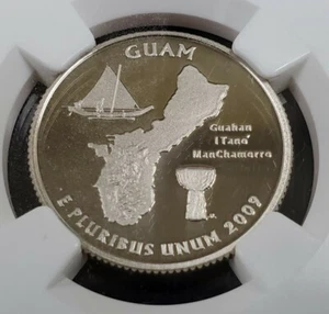 2009 S 25c Guam Quarter- PF69 Ultra Cameo - Picture 1 of 4