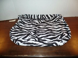 Canvas-Tasche mit Zebramuster 18 Zoll x 13 Zoll  - Bild 1 von 4