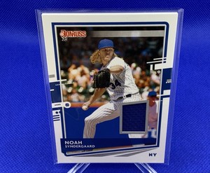 2020 Donruss Baseball Noah Syndergaard MATERIALS RELIC DM-NS New York Mets