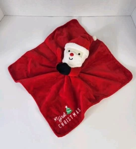 Carter's Child of Mine Santa Claus Plush Baby Lovey Blanket My First Christmas - Picture 1 of 7