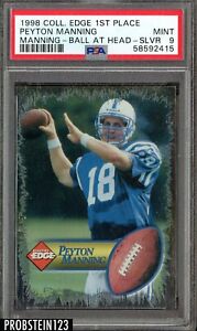 1998 Collector's Edge 1st Place Silver Peyton Manning RC HOF PSA 9 MINT