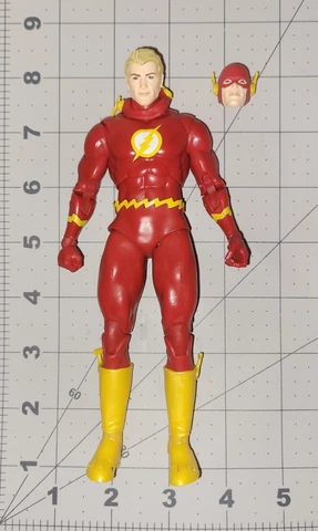 McFarlane DC Flashpoint Flash Gold Label Cyborg BAF Exclusive 7" Action Figure Cover
