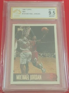 Topps 1996 - Michael Jordan - Chicago Bulls - CGA 9,5 gema como nuevo - Imagen 1 de 1