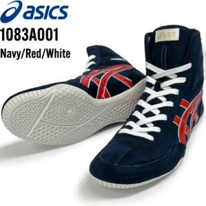ASICS Wrestling Shoes 1083A001 EX-EO TWR900 Navy Red White Japan - Picture 1 of 10