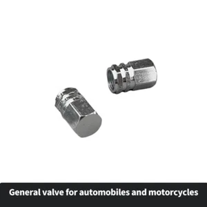 Motorcycle Valve Cover Aluminum Alloy Valve Cover Car Tire Valve Cover Silver - Picture 1 of 7