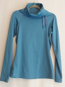 Nike Pro Dri Fit Damen Medium Pullover mit Stehkragen sportliches Langarmshirt - Bild 1 von 4
