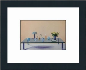David Hockney Still Life On A Glass Table Custom Framed Print - Picture 1 of 2