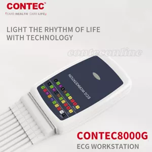 CONTEC8000G-12 lead Resting ECG/EKG System Workstation Machine Recorder+Software - Picture 1 of 13