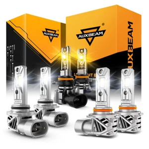 6x AUXBEAM LED Faro Amarillo Blanco para GMC Sierra 1500 2500 HD 3500 2003-2006 - Imagen 1 de 12