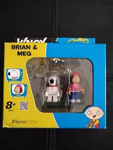 K'Nex Family Guy Brian and Meg Figure Set Buildable 2013 - Picture 1 of 4