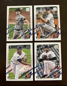 2020 Topps Update Tigers RC Casey Mize, Rony Garcia, Bryan Garcia, Funkhouser RC