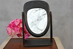 Antiguo tocador ajustable o tocador espejo tocador francés madera embalaje original - Imagen 1 de 11