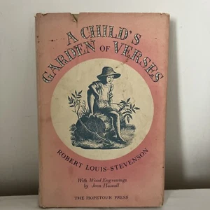 A Child's Garden of Verses Robert Louis Stevenson 1948 The Hopetoun Press IDRB - Imagen 1 de 18