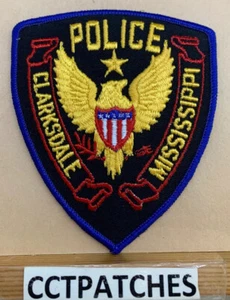 PARCHE HOMBRO CLARKSDALE, MISSISSIPPI POLICÍA STOCK EAGLE MS  - Imagen 1 de 2