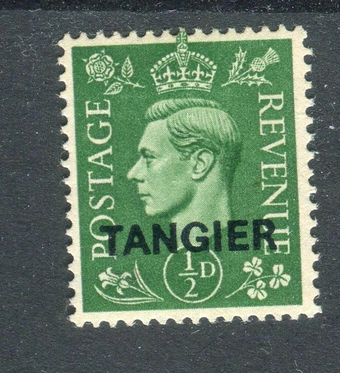 Morocco Agencies Tangier KGVI 1944 halfpence pale green SG251 UM - Image 1 of 1