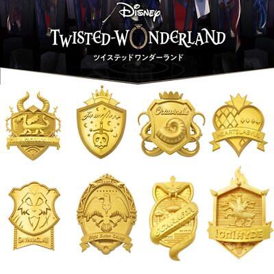 Anime Twisted Wonderland Cosplay Badge Tag Pin Jade Floyd Riddle Malleus Prop • 22.54€