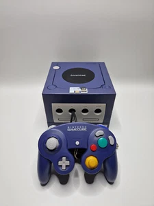 Consola Nintendo Gamecube (DOL-001) Púrpura Índigo con 1 Mando y Pikmin 1 - Imagen 1 de 10