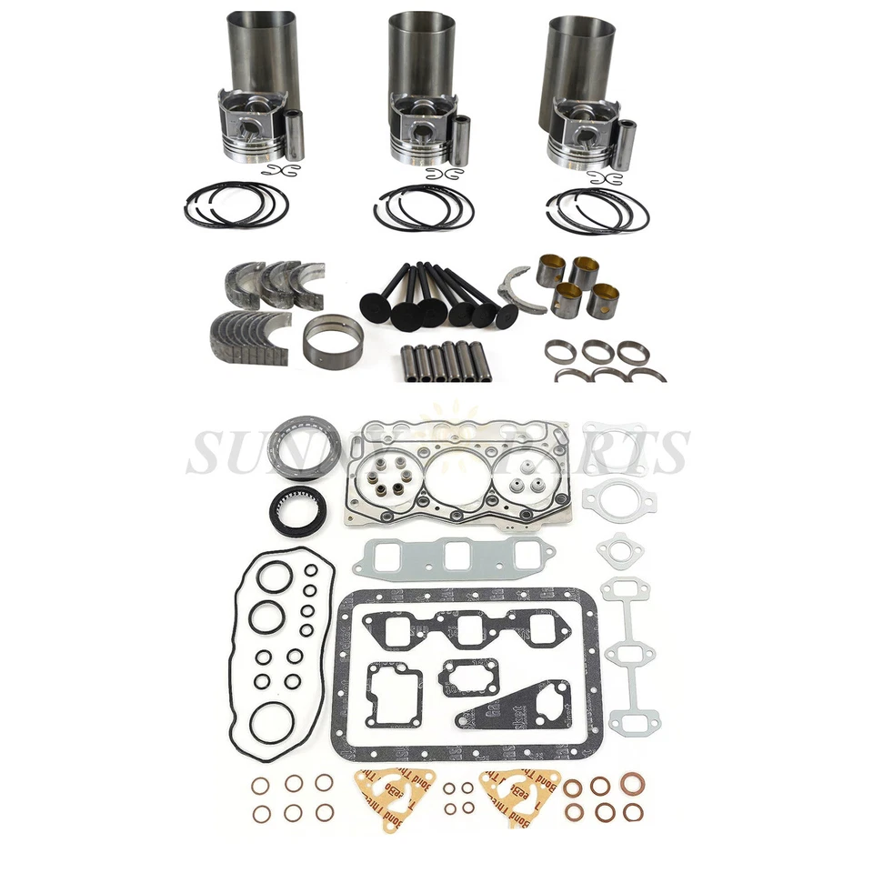 3TNE68C-EJUV Overhaul Rebuild Kit fits for Yanmar Engine - Image 1 of 1
