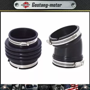2* For 06-08 Infiniti M35 3.5L Air Intake Hose Tube Duct Boot Resonator - Picture 1 of 7