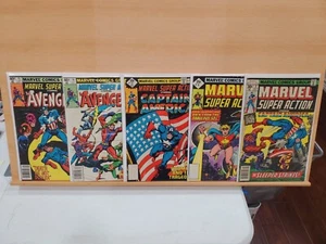 1977 Marvel Super Action #3, 4, 11, 14, 15 gemischte Noten (5 Comic-SET) - Bild 1 von 6