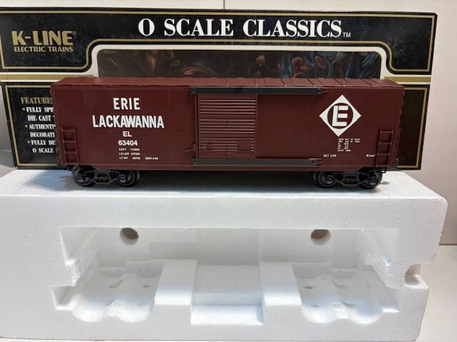 K-LINE K765-1531 ERIE LACKAWANNA  CLASSIC O SCALE BOX 63404.  NIB - Image 1 of 1