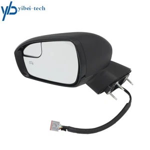For Ford Fusion 2013-2014 Left Side Manual Fold Paintable Power Mirror Heated - Picture 1 of 17