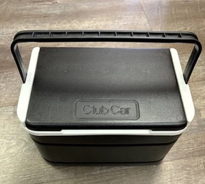 Club Car Mini Cooler For Golf Cart Black White Nice! - Picture 1 of 4