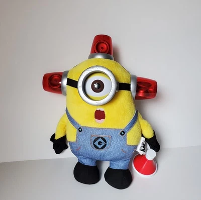 Megáfono Minion Película Despicable Me Bee-Do Fireman Luces Intermitentes *Ver Video* Foto 1 de 4