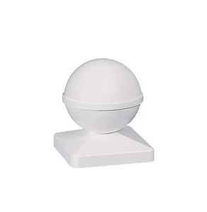 BP944 Ball PVC Post Cap, 4" x 4" - Picture 1 of 2