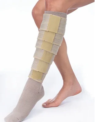 Jobst FarrowWrap Classic Compression Leg Piece and Sock Tan Extra Small Regular - Image 1 of 2