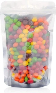 Stand Up Pouch Bags, 6" x 9", Heavy Duty, 100 Pack, Clear Front with Aluminum... - Bild 1 von 5