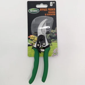 Scotts 8" Pruning Shears Bypass Garden Cutter Spring Snips Trimmer Tool - Picture 1 of 2