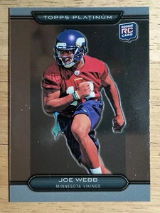 Topps Platinum #102 Joe Webb RC 2010 - Imagen 1 de 2