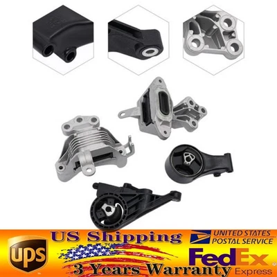 Engine & Trans Mount Set 4PCS Fits Chevrolet Cruze 2011-2016 1.8L Auto Trans. — 第 1/4 张图片