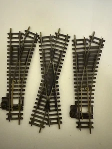 Hornby OO Steel Track: r615 Diamond Crossing, 2 x r613 puntos diestros - Imagen 1 de 1