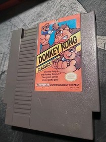 DONKEY KONG CLASSICS -- NES Nintendo Original Authentic Arcade Game 