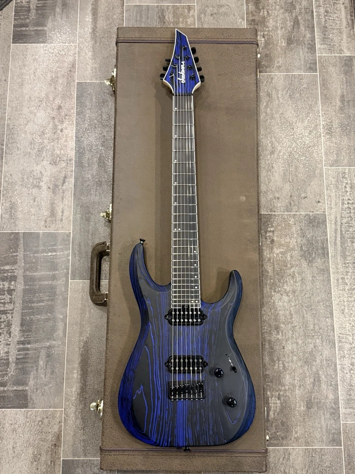 Jackson Pro Series Dinky DK Modern Ash HT7 - Baked Blue 2020 Foto 1 de 4