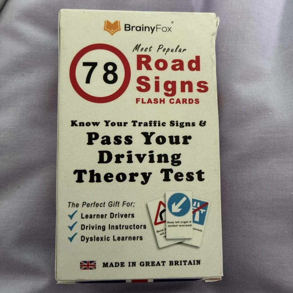 78 Most Popular Road Sign Flash Cards For Passing Driving Theory Test - Image 1 of 1