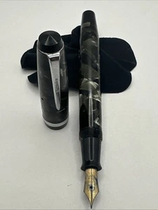 Vintage Parker Challenger Fountain Pen Gray Marble Untested - Picture 1 of 18