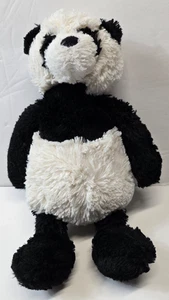 Jellycat Bashful Panda Bear Plush 12" Med Black/ White Floppy Stuffed Teddy - Picture 1 of 5