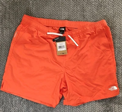 Pantalones Cortos de Acción para Hombre The North Face 2.0 Talla XXL Naranja Carmesí Nuevos con Etiquetas Foto 1 de 4