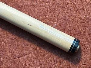 Maple Pool Cue shaft. Silver Ring Collar Piloted 5/16-18 Thread ** Shaft Only ** - Imagen 1 de 4