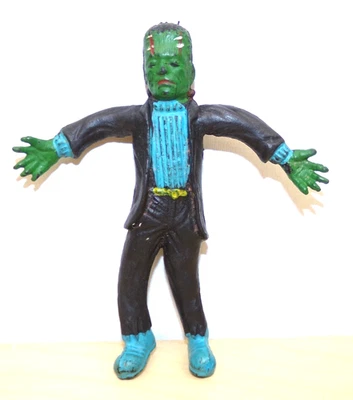 Figura Frankenstein Flexible Vintage 1974 Universal City Studios Goma 6217 Foto 1 de 4