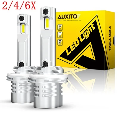 2/4/6X AUXITO 6500K Xenón Blanco 16000LM LED Faros Antiniebla Faros Conversión Bombillas Foto 1 de 4