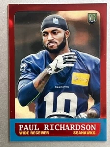 2014 Topps Chrome Paul Richardson ( Seahawks ) Rookie RC 1963 Mini #23 - Picture 1 of 2