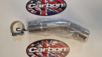 Tubo y abrazadera de eslabón de escape de acero inoxidable Triumph Sprint RS 1999-2004 hecho en el Reino Unido T304 Foto 1 de 4