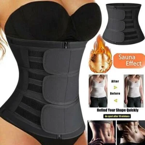Mujeres Entrenador de Cintura Corsé Ajustador Cinturón Modelador de Cuerpo Faja Gimnasio Prendas Moldeadoras - Imagen 1 de 16