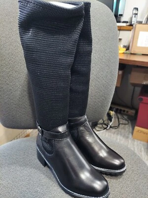 Nuevas botas negras ultraselegantes VAN ELI Vimy talla 4,5 M venta al por menor $340 Foto 1 de 4