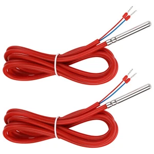 2pk NTC5K NTC 5K Temperature Sensor Cable and PVC Line -50℃ to 200℃ - Picture 1 of 5
